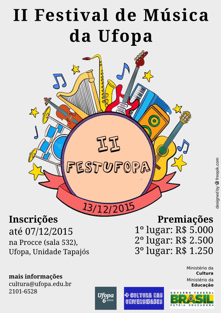 Cartaz do II FestUfopa