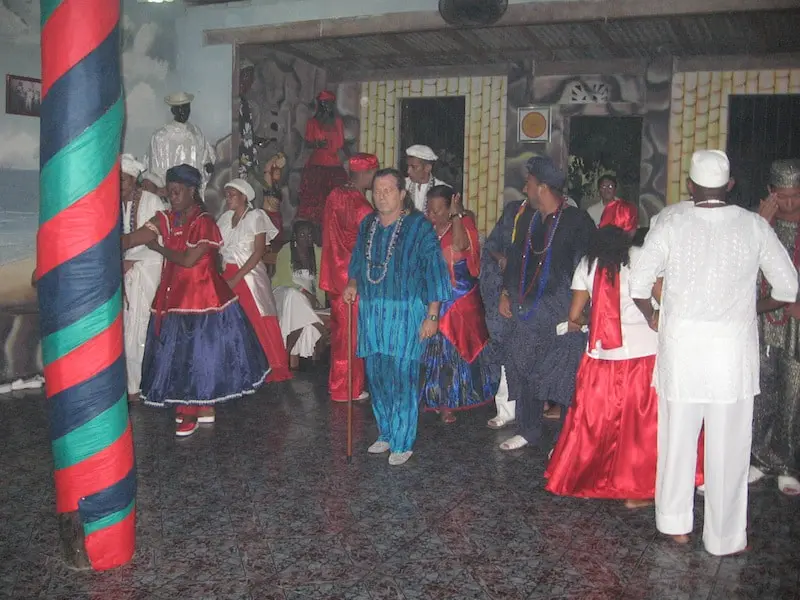 Festa para Ogum no terreiro de mina do Pai Brasil. 21 de abril de 2007, Belém, Pará.