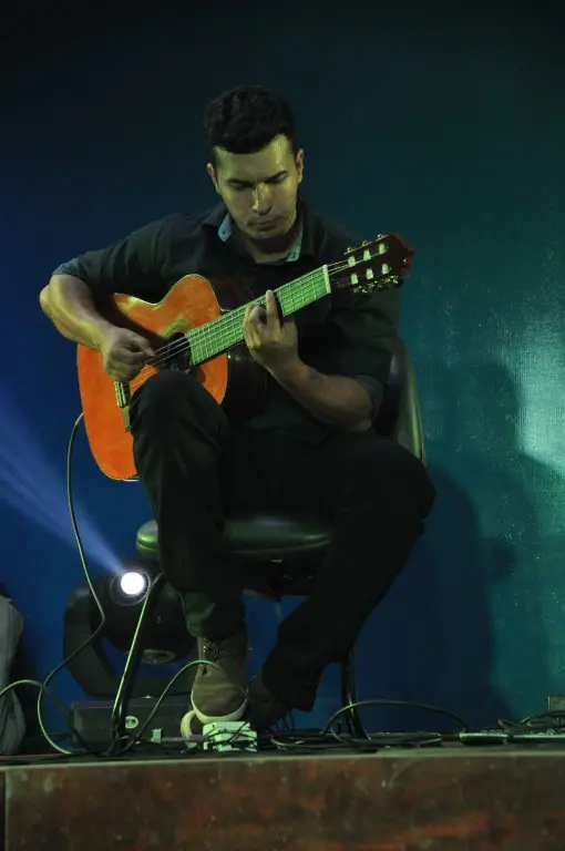 Apresentação do Duo George Costa e Henrique Neto no "Wirapu'ru - Encontro Internacional de Música na Amazônia", promovido pela Ufopa em 2015.