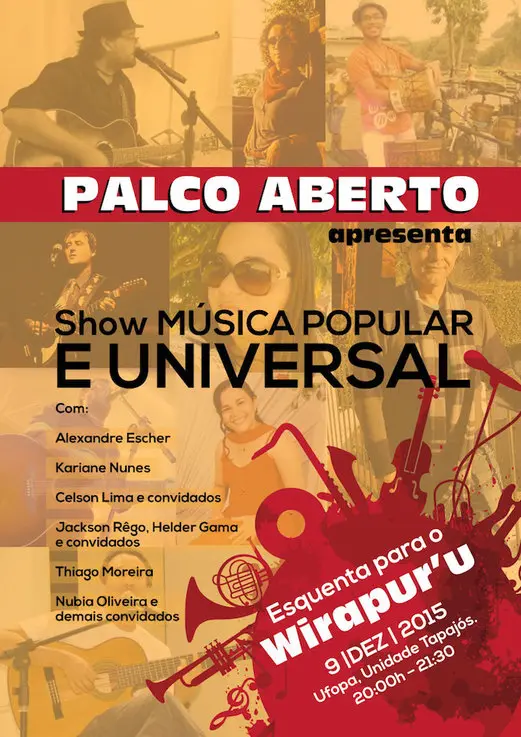 Cartaz do projeto Wirapuru, da ufopa
