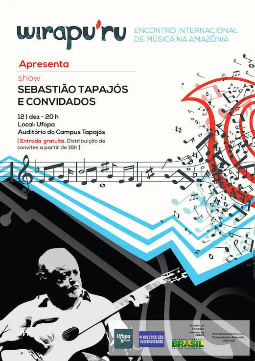 Cartaz do dia 3 do Wirapuru, da ufopa